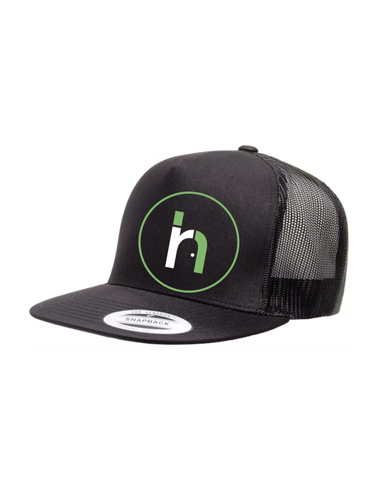 5-Panel Flat Bill Hat - One Size